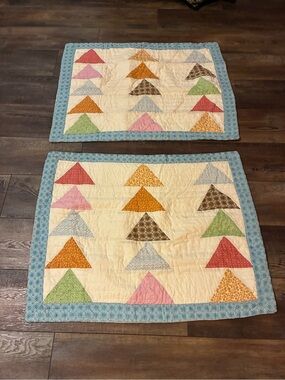 Pem America Triangle or Flying Geese Pillow Shams